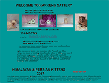 Tablet Screenshot of karkenscattery.com